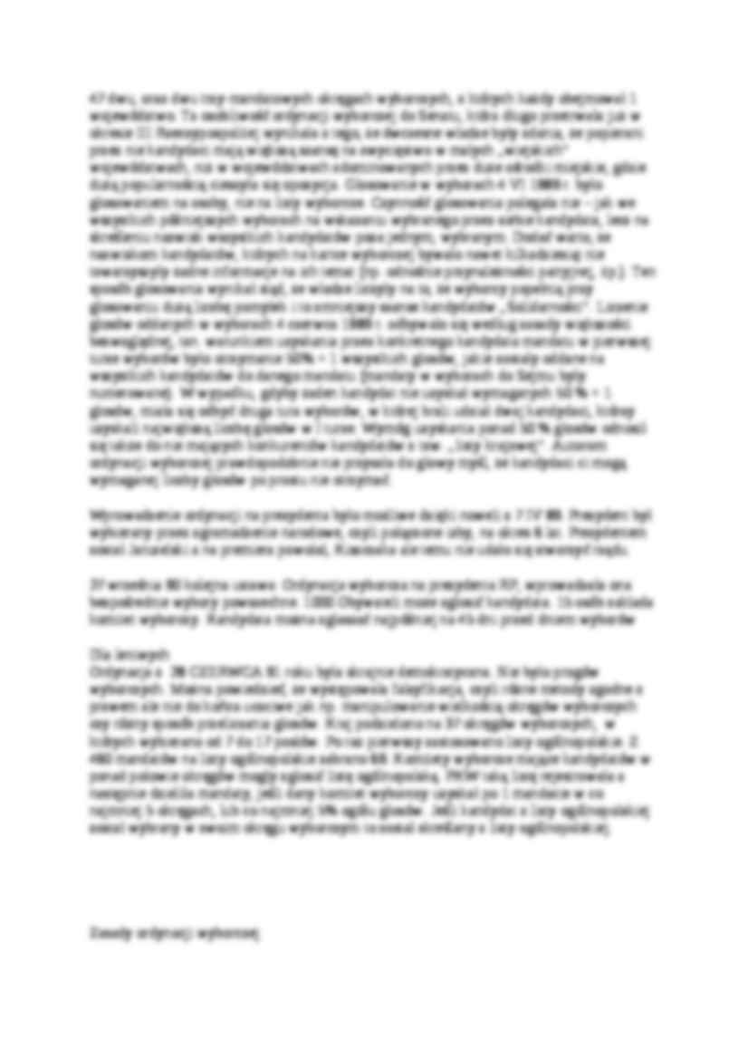 Ewolucja prawa wyborczego w Polsce - strona 2