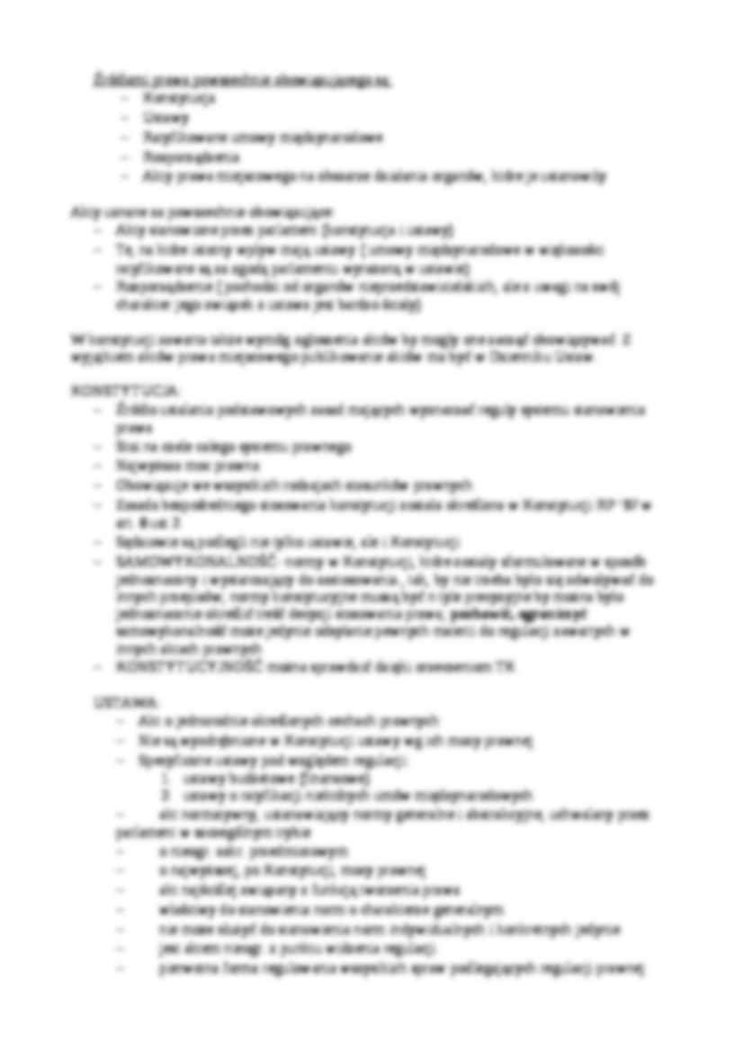 Hierarchia aktów prawnych w Polsce - strona 2