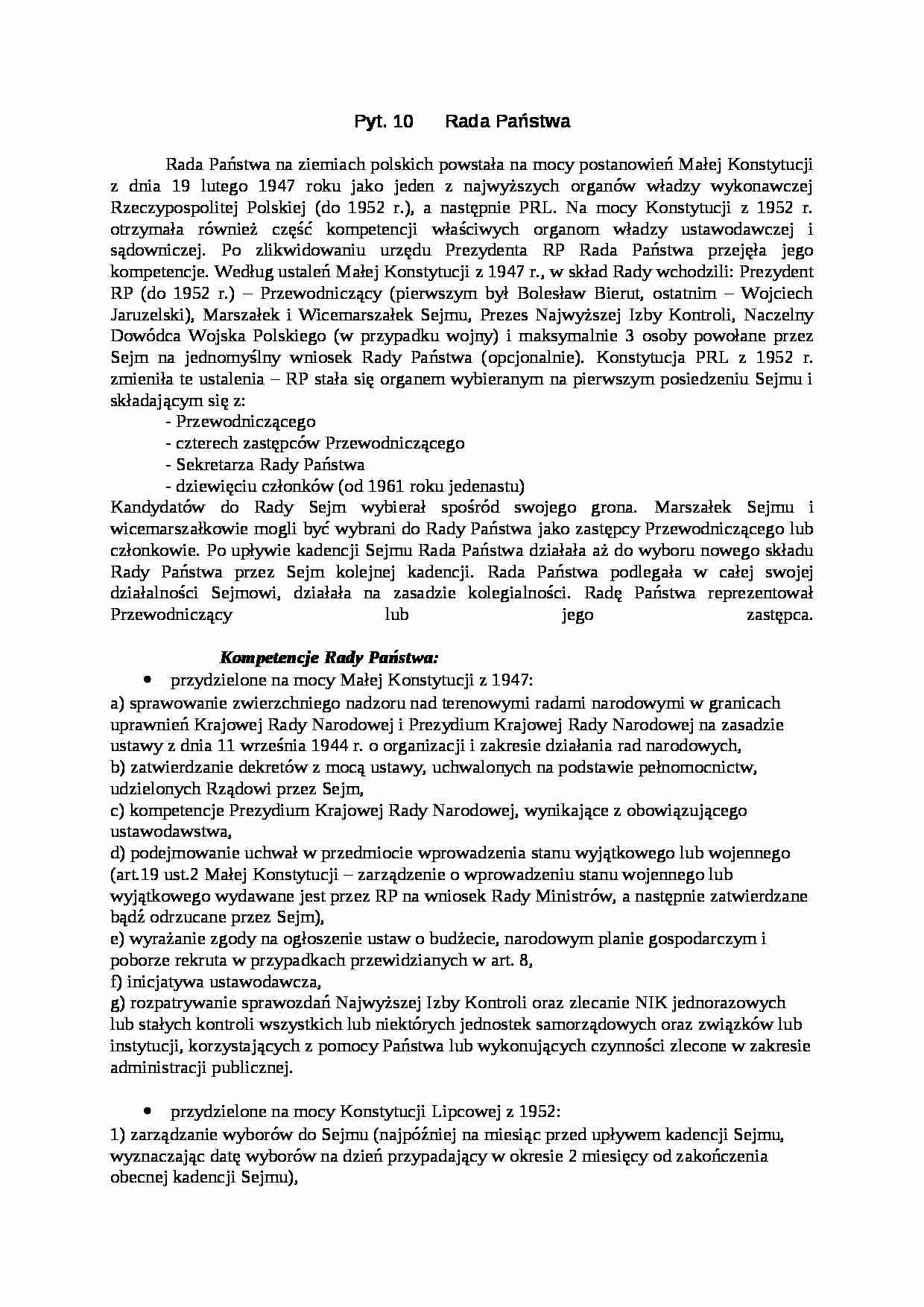 Rada Państwa - strona 1