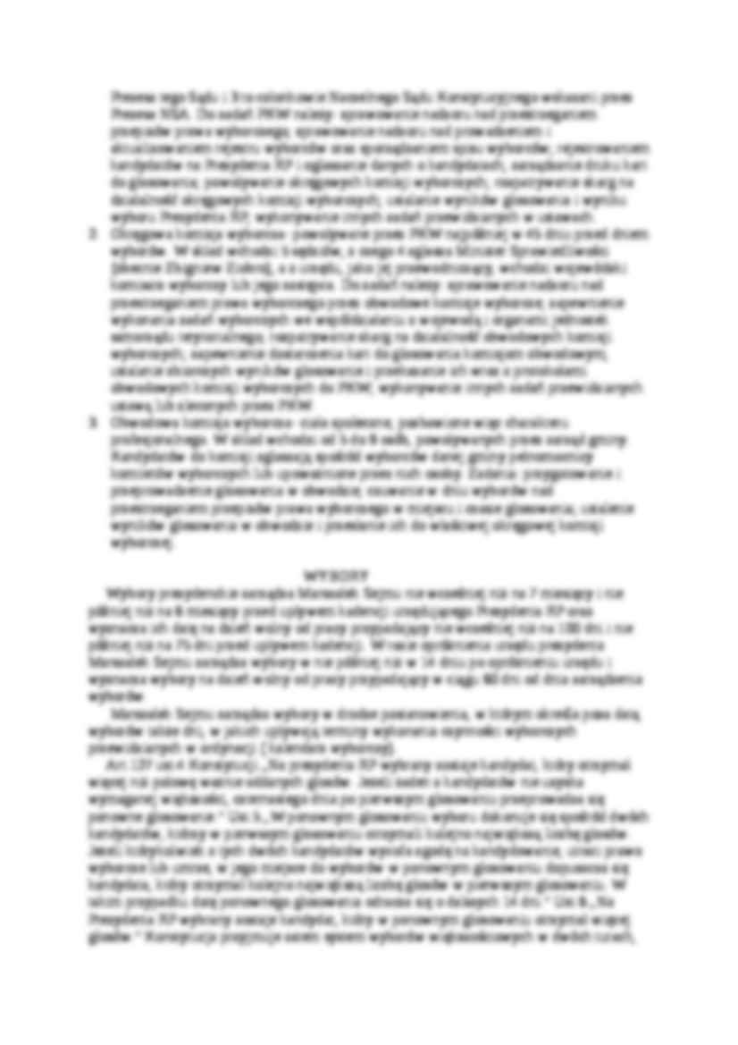 Zasady wyboru Prezydenta RP - strona 2