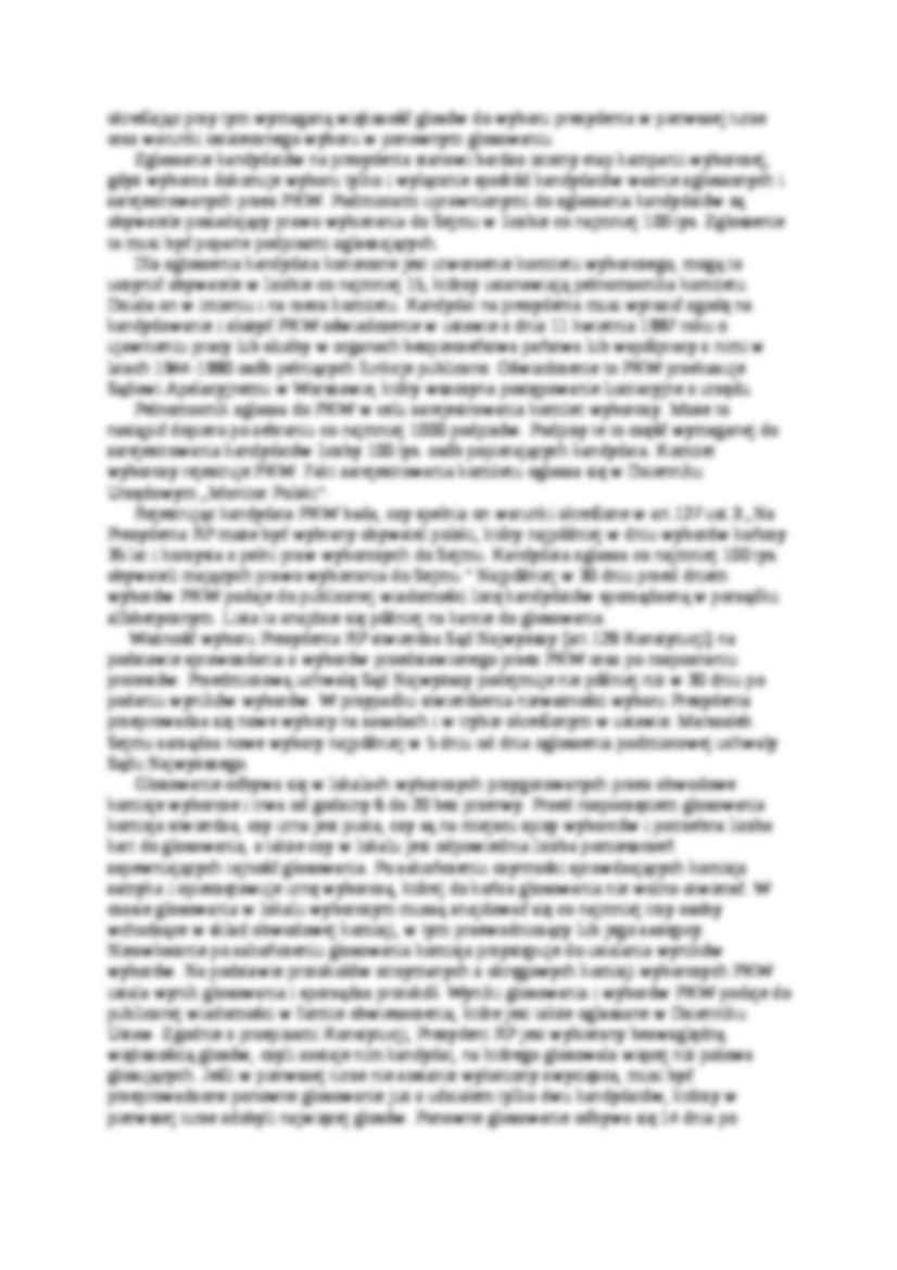 Zasady wyboru Prezydenta RP - strona 3