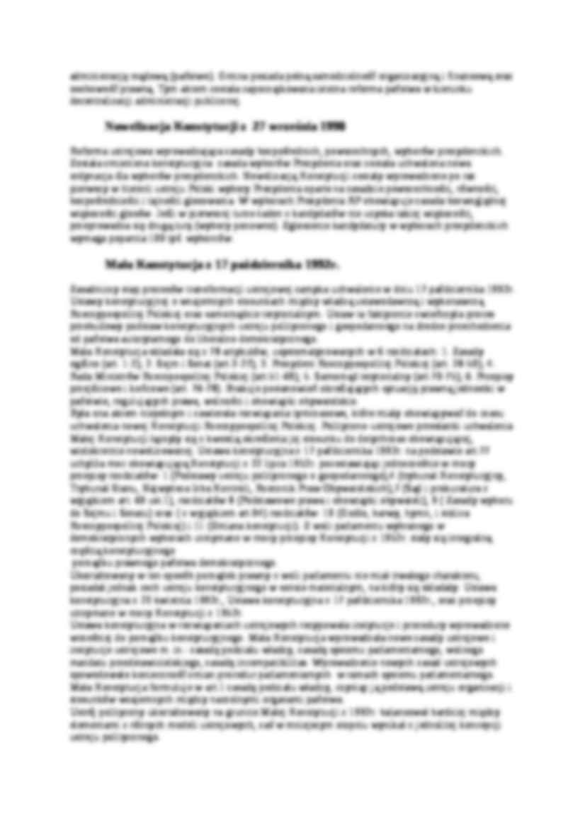 Zmiany w prawie konstytucyjnym- tranzycja ustrojowa - strona 3