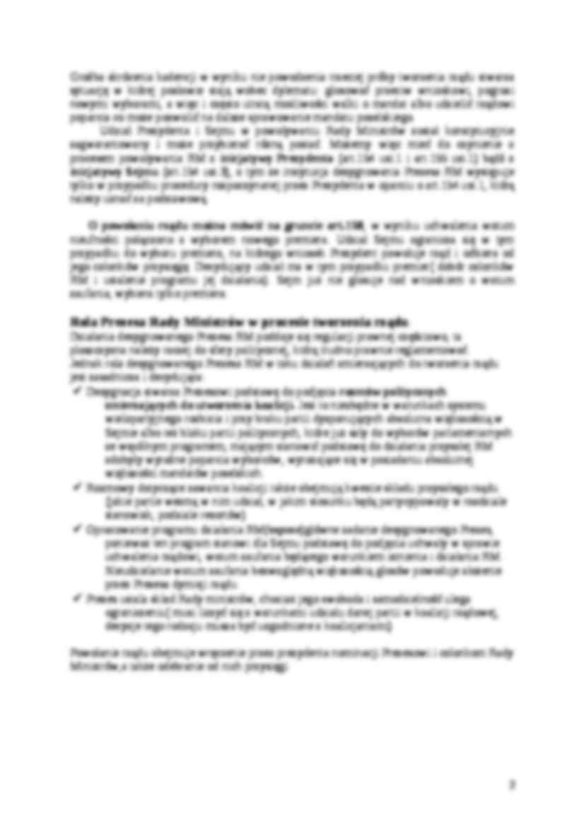 Tryb powoływania Rady Ministrów - strona 2