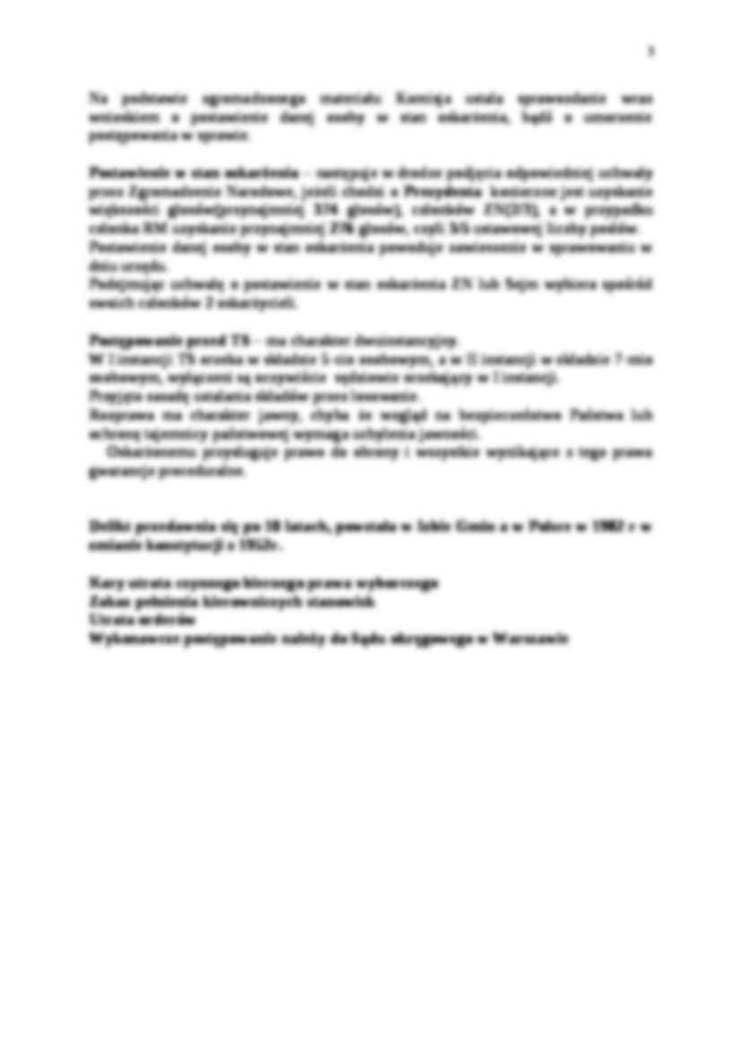 Trybunał Stanu - opracowanie  - strona 3