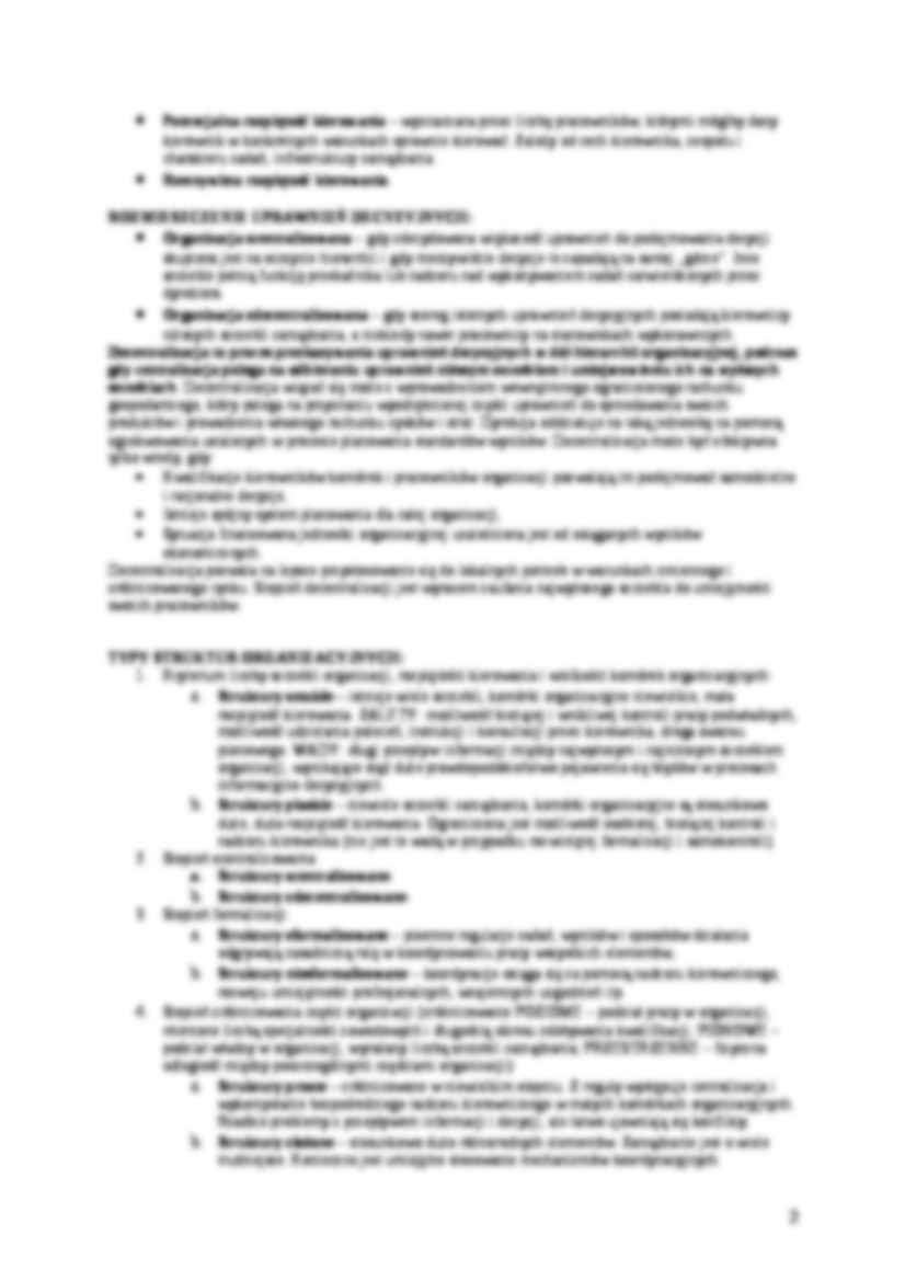 Struktura organizacyjna w zarządzaniu - strona 2