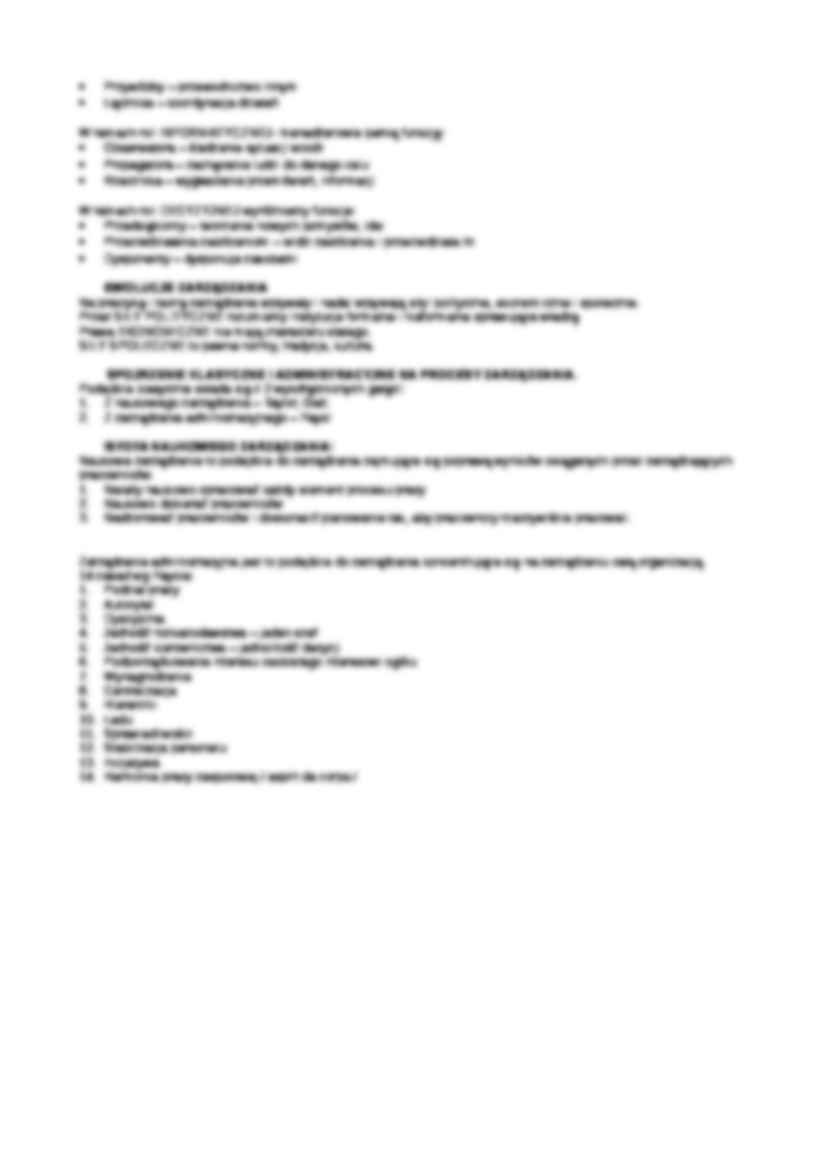 Istota zarządzania  - strona 2