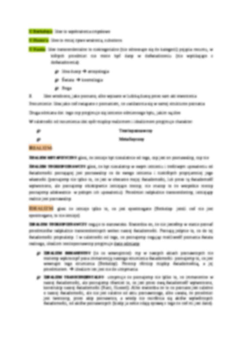 Spór o przedmiot poznania - strona 2