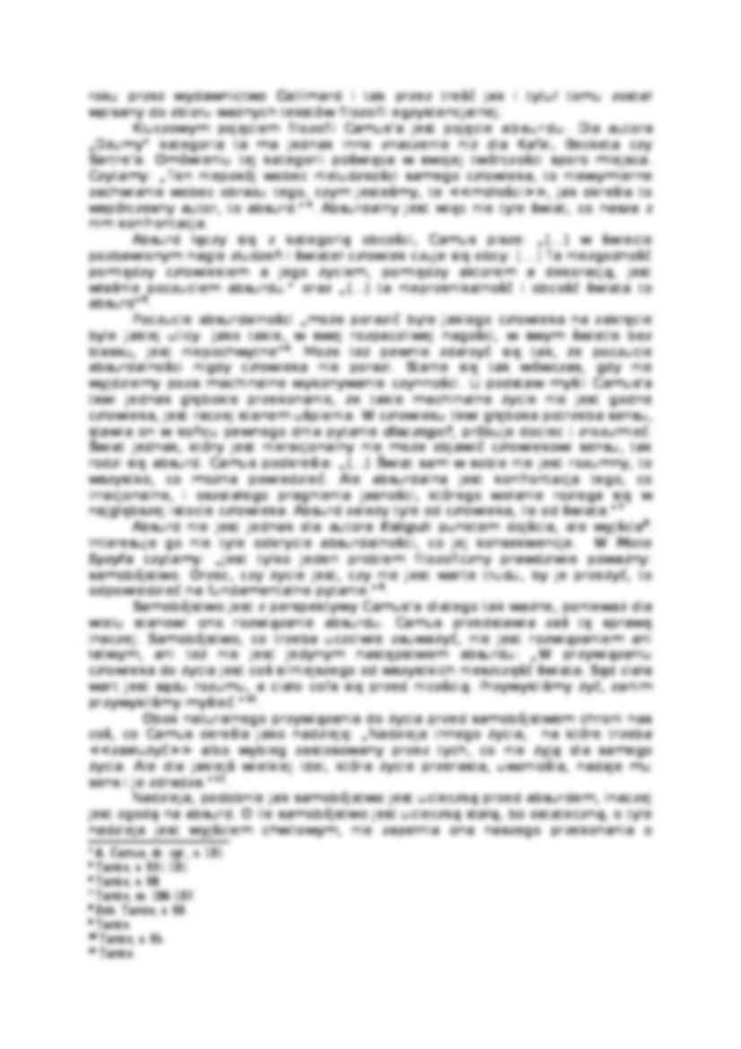 Poglądy filozoficzne A. Camus'a - strona 2