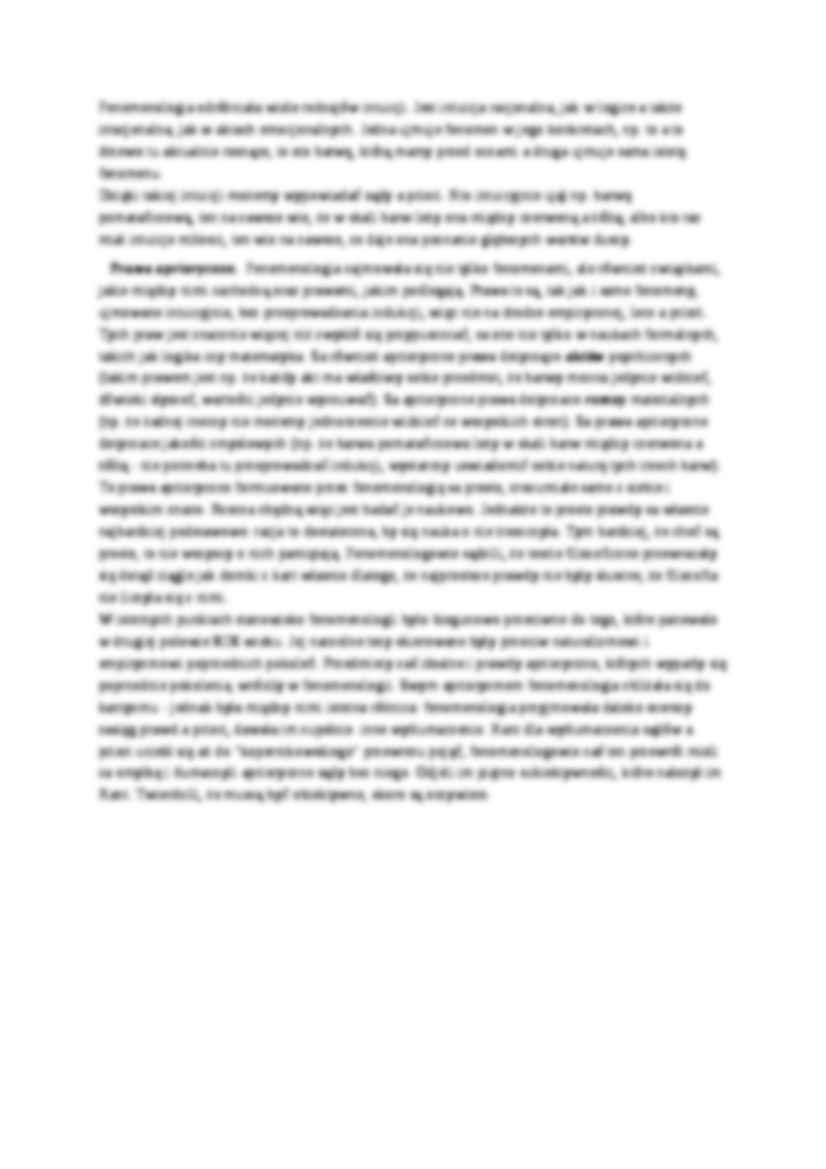 Idea fenomenologii - strona 2