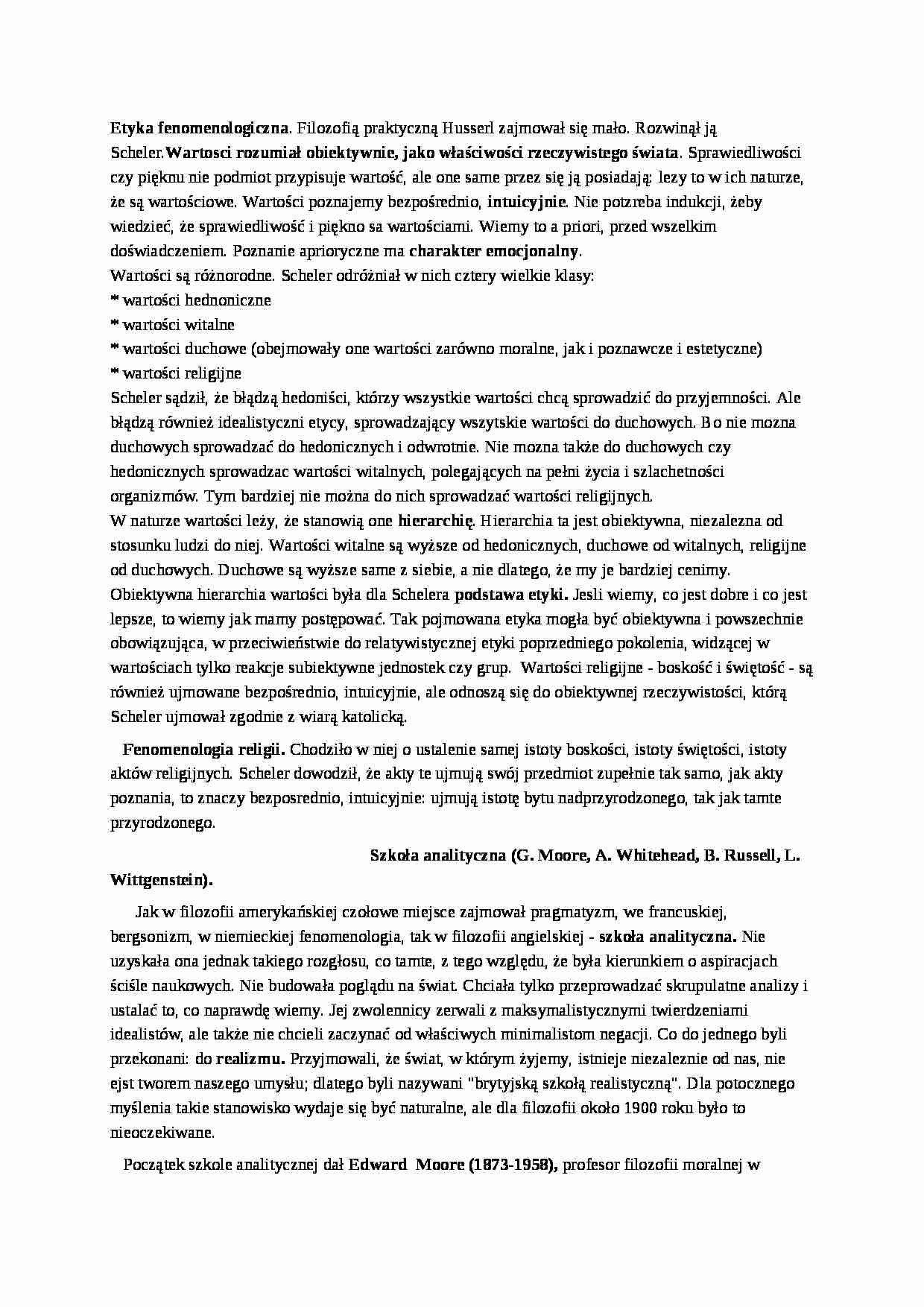 Etyka fenomenologiczna - strona 1