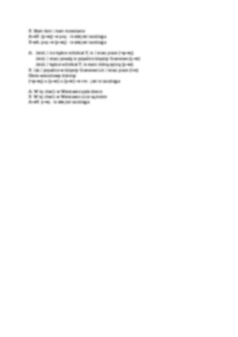 Uzasadnianie pośrednie - teoria rozumowań - strona 2