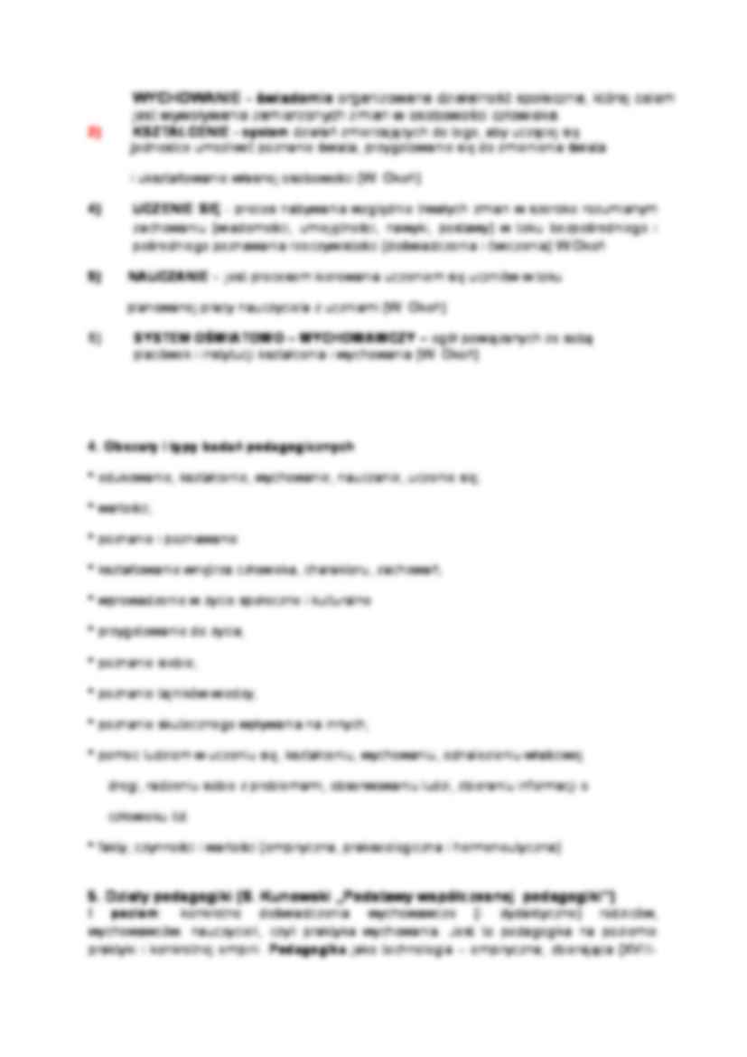 Co jest przedmiotem pedagogiki  - strona 2