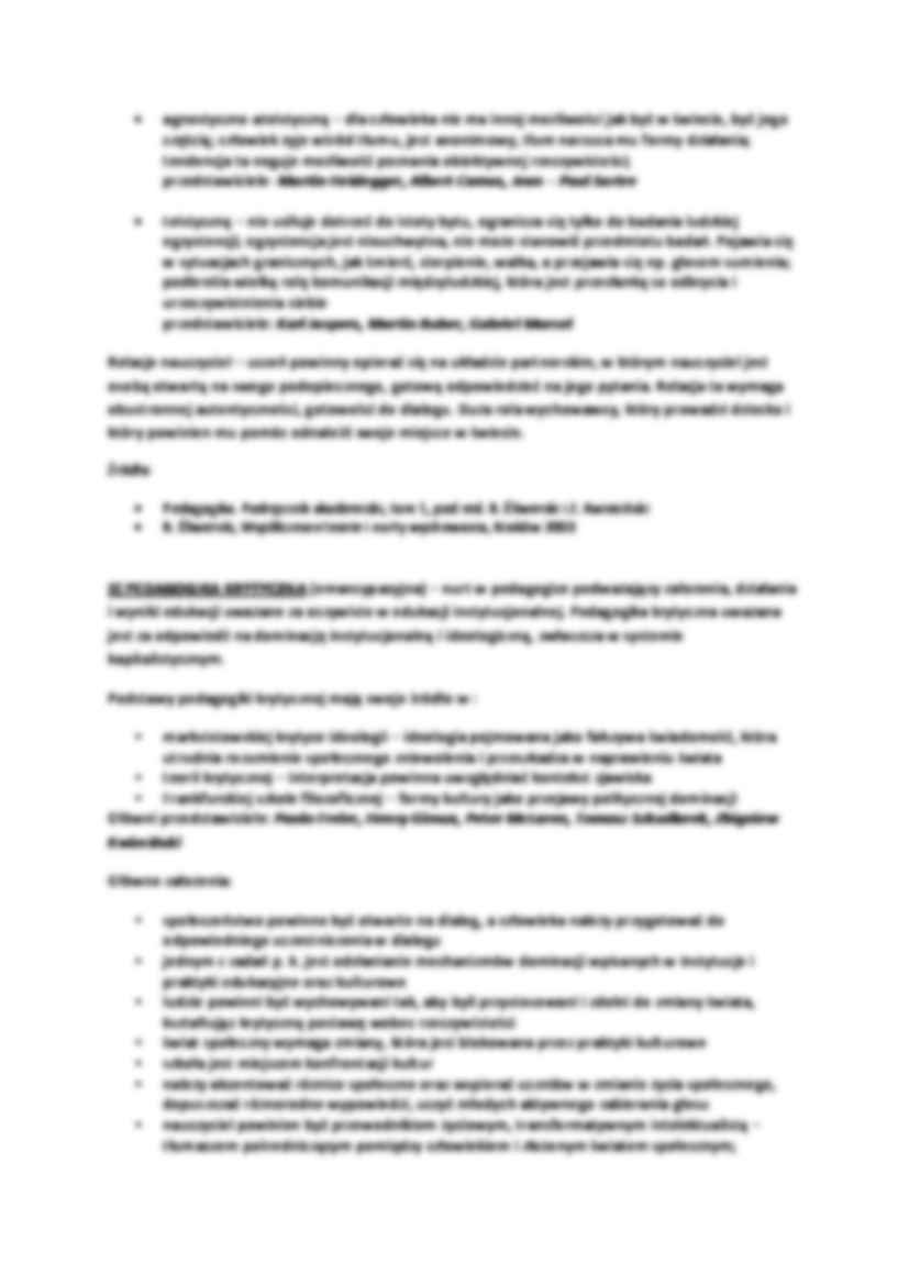 Kierunki i nurty pedagogiki - strona 2