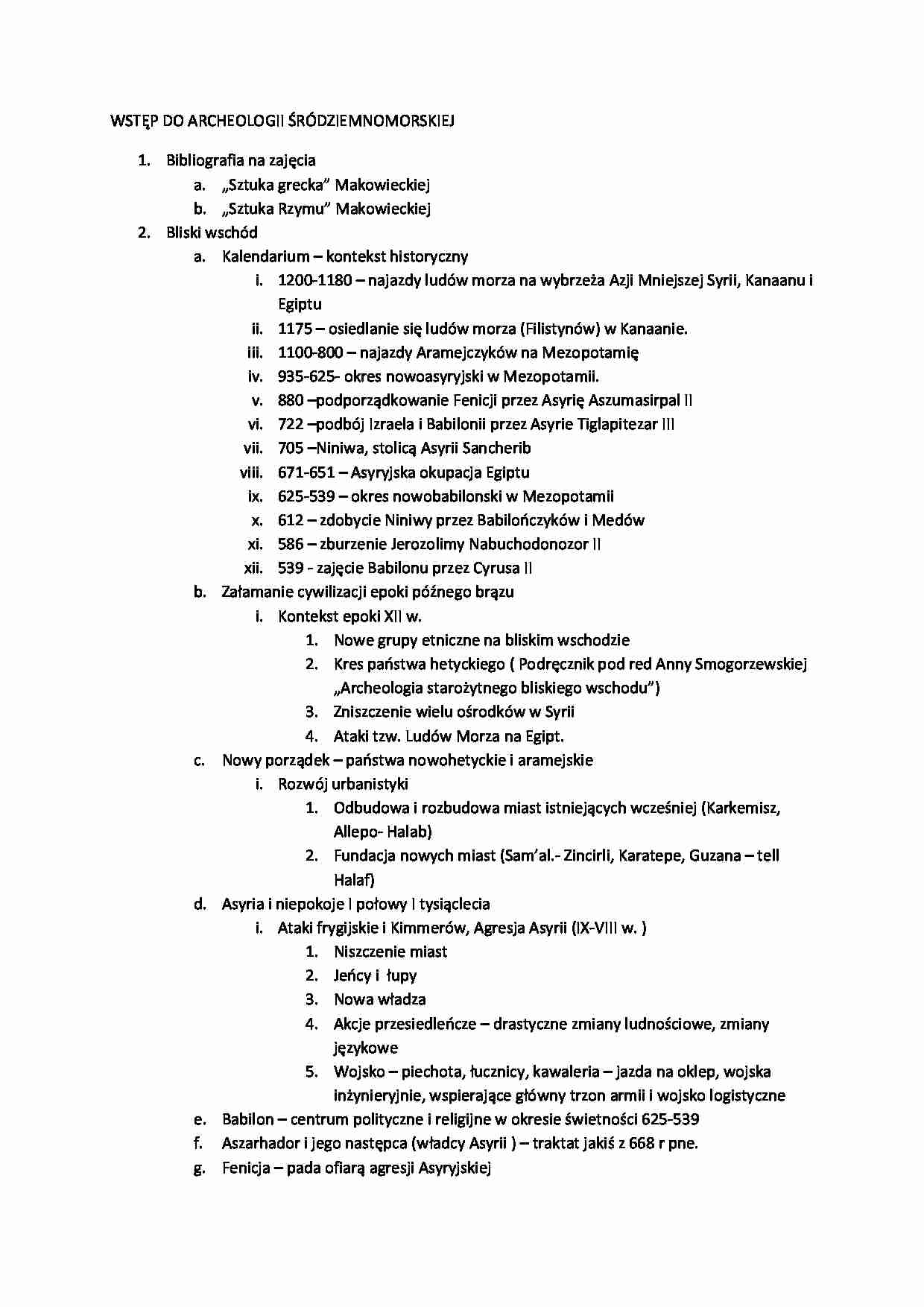 Wstęp do archeologii śródziemnomorskiej  - strona 1