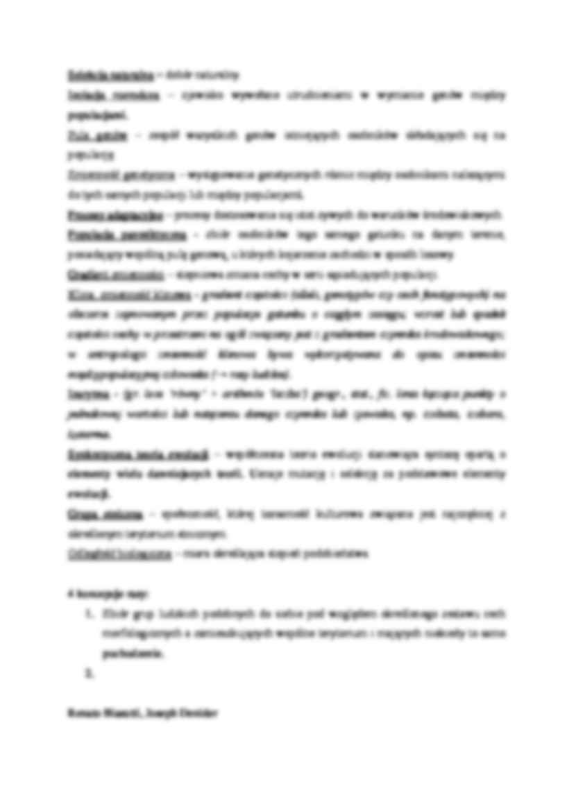 Morfologia a zmienność - wykład  - strona 2