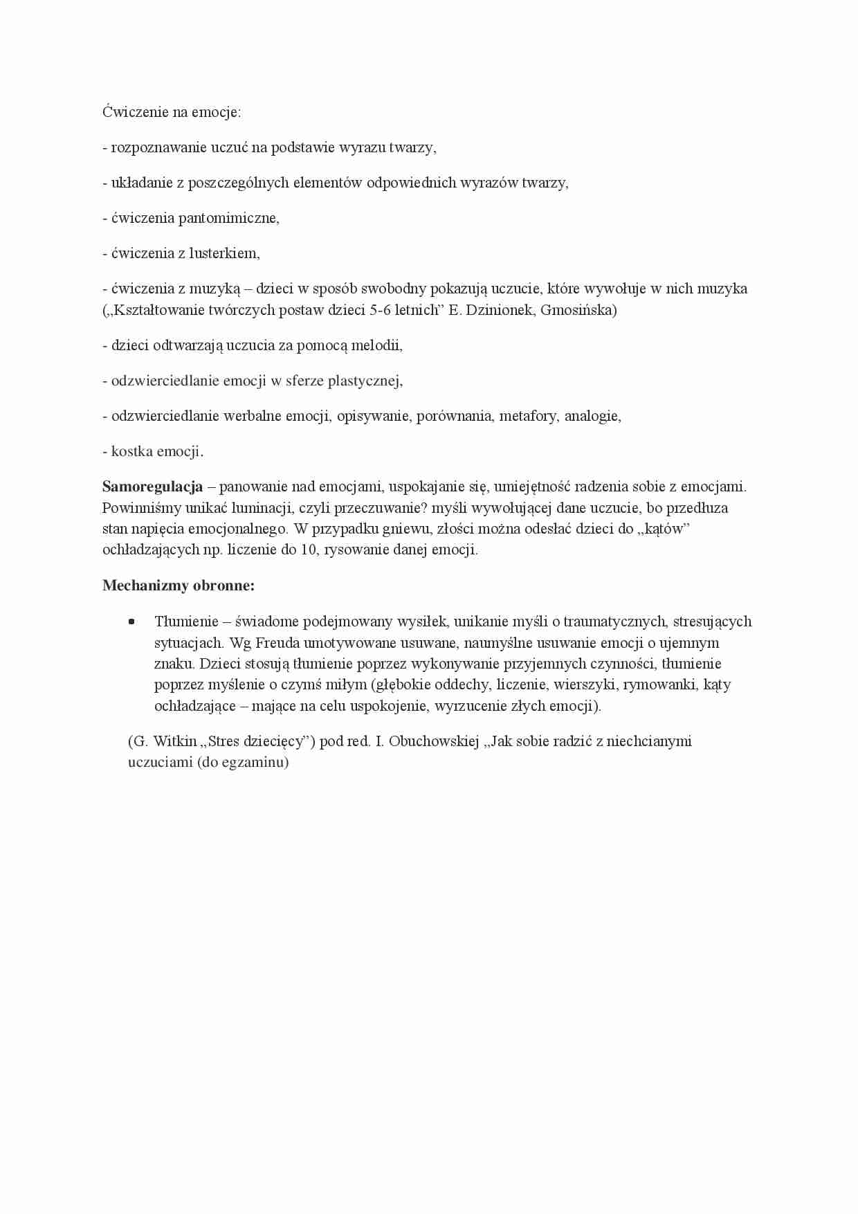 Ćwiczenie na emocje - strona 1