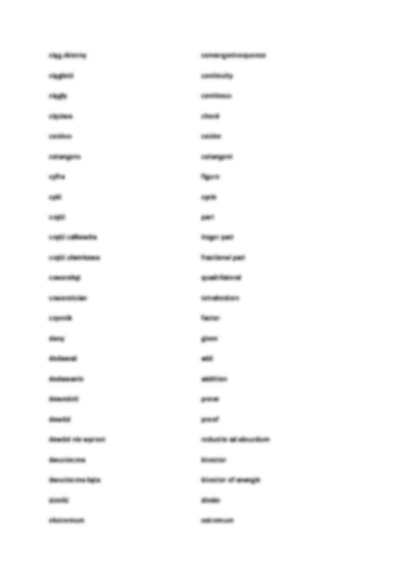 Słówka - matematyka  - strona 3