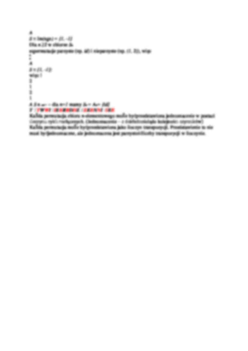 Grupy symetryczne - strona 3