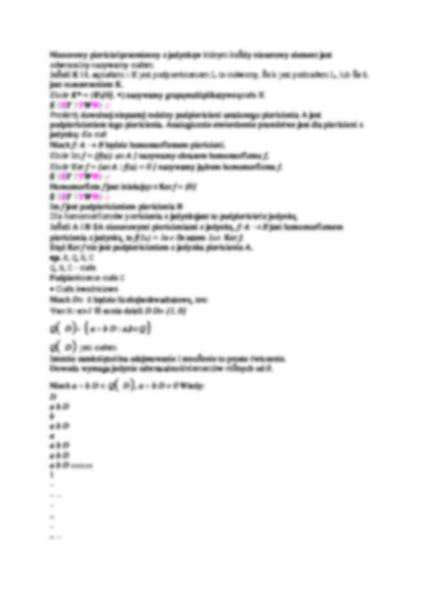 Pierścienie - omówienie  - strona 2