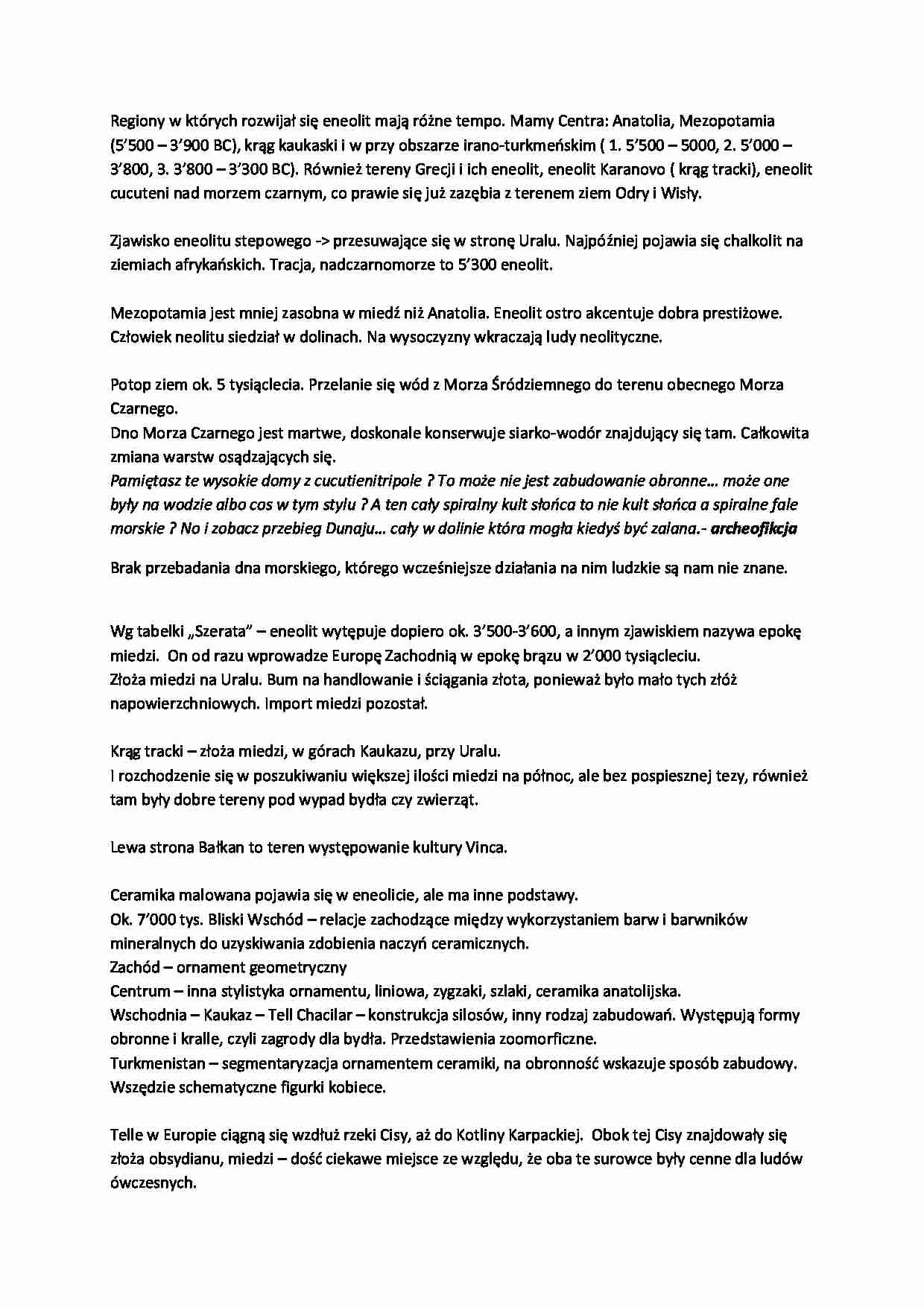 Regiony eneolitu stepowego  - strona 1