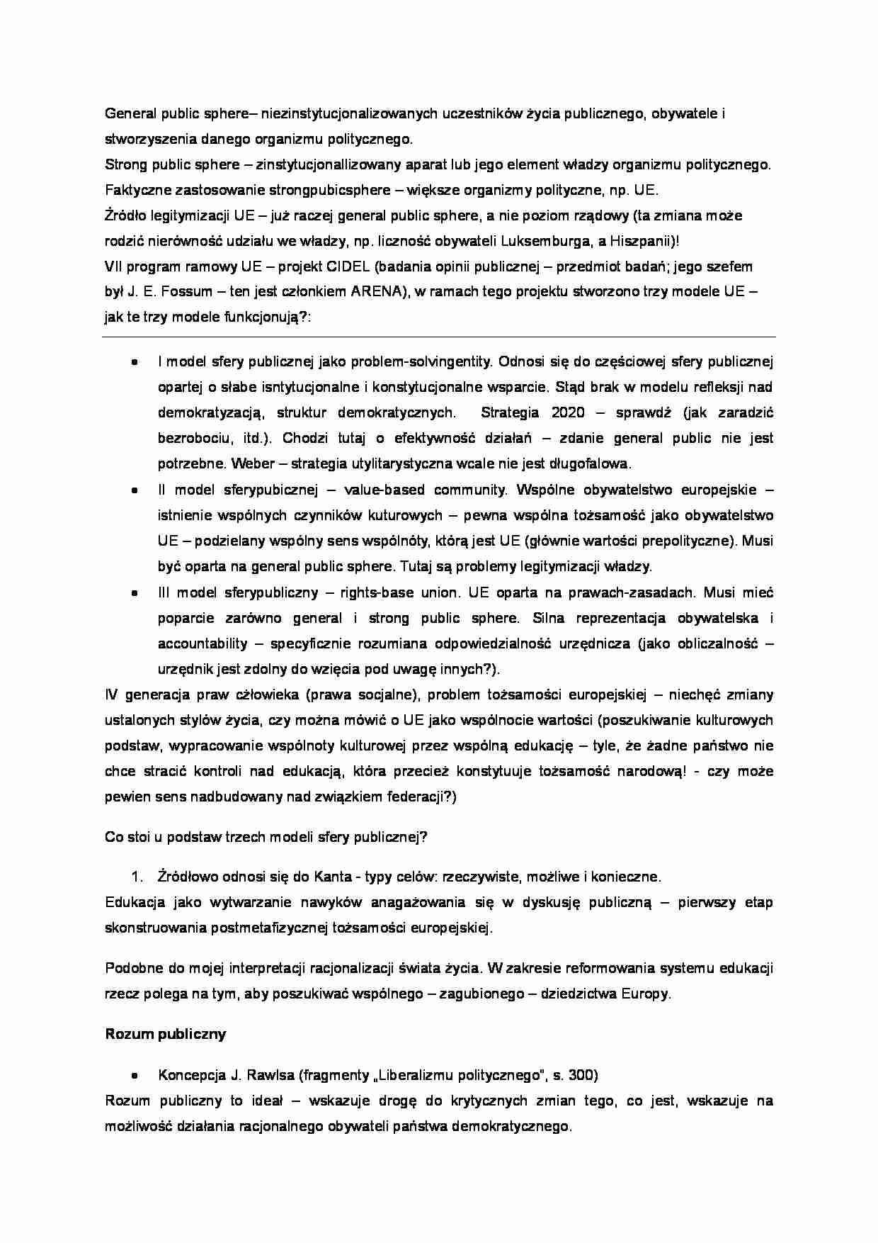 General public sphere - strona 1