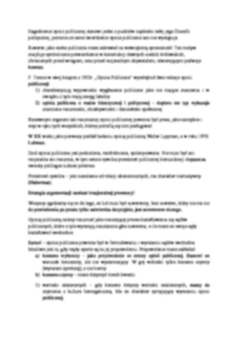 Opinia publiczna - pojęcie  - strona 2