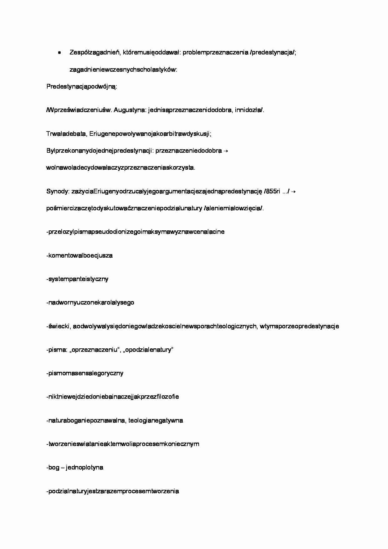 Przeznaczenie i predestynacja  - strona 1