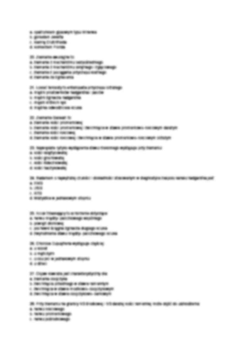 Ortopedia - pytania  - strona 3