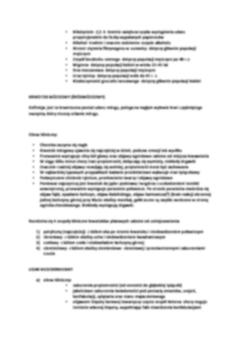 Udar mózgu - czynniki i opis  - strona 3