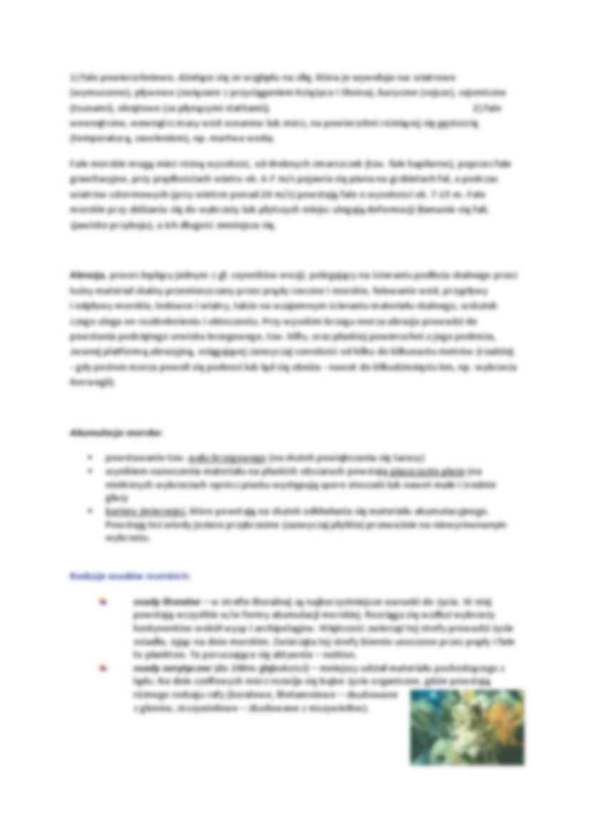 Geologiczna działalność morza - Erozja morska - strona 2