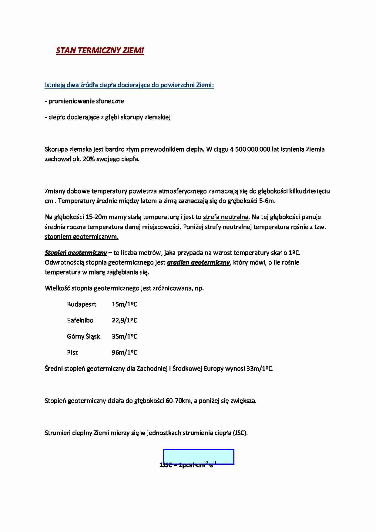 Stan termiczny ziemi  - strona 1