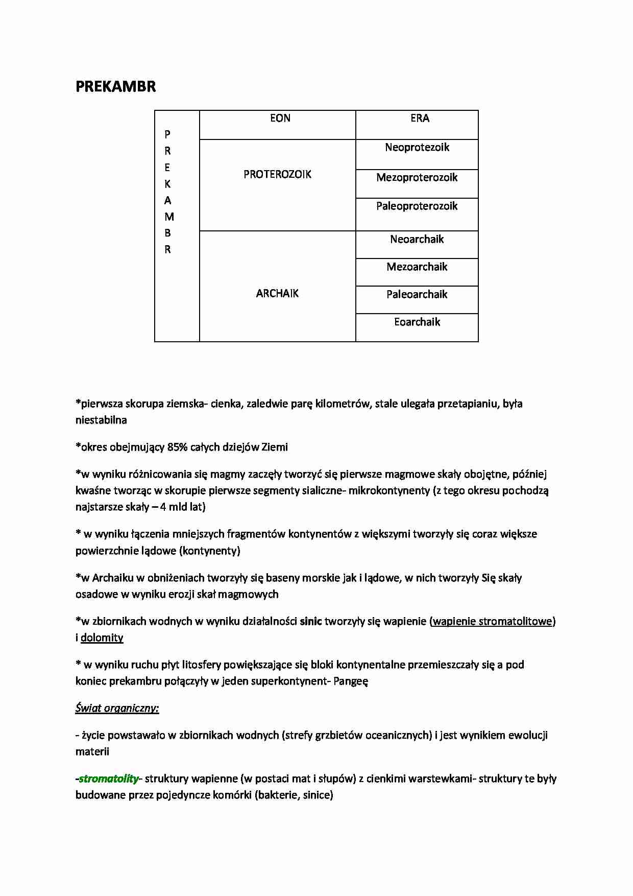 Ery - podział i opis  - strona 1
