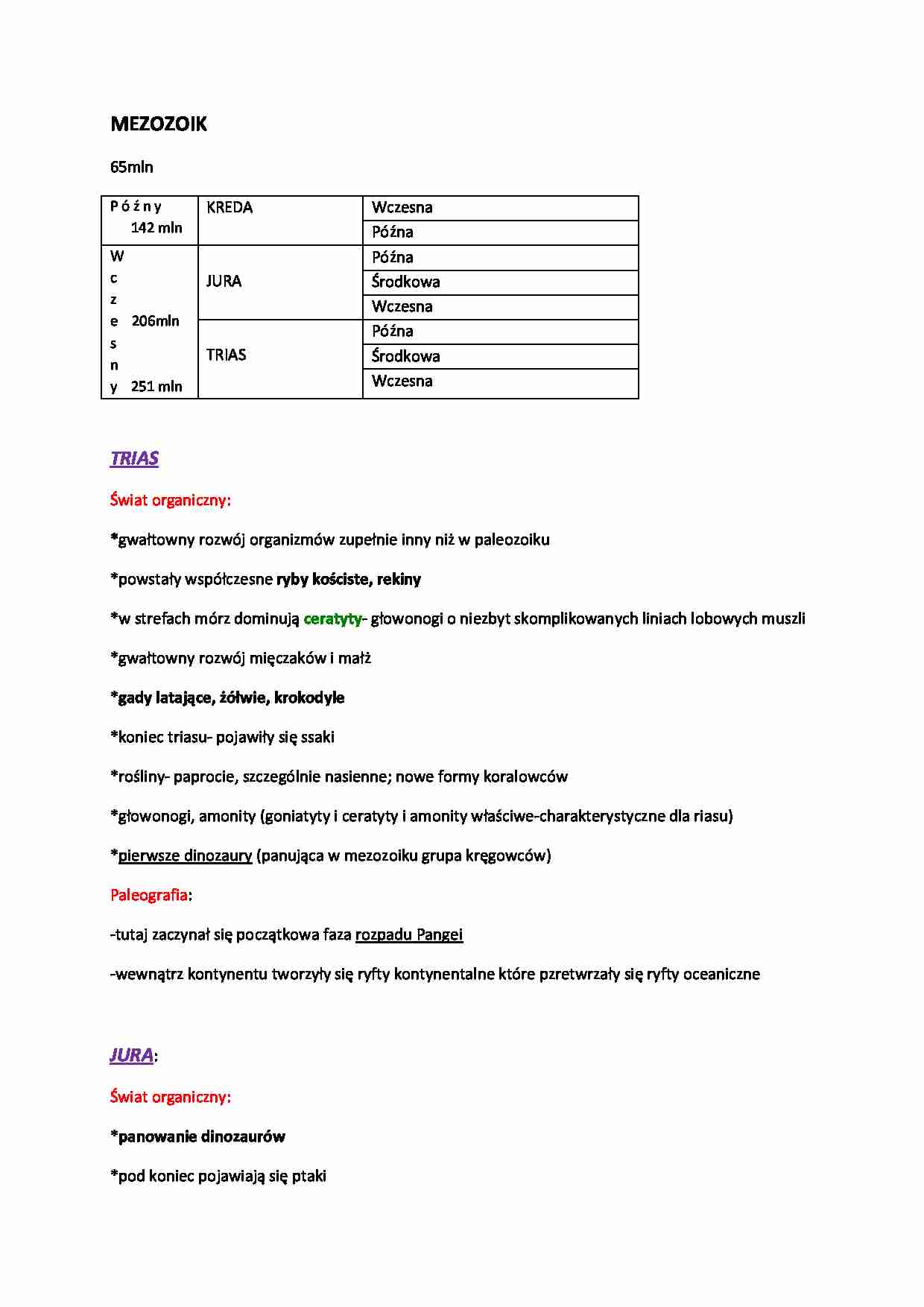 Ery - podział i opis 2 - strona 1