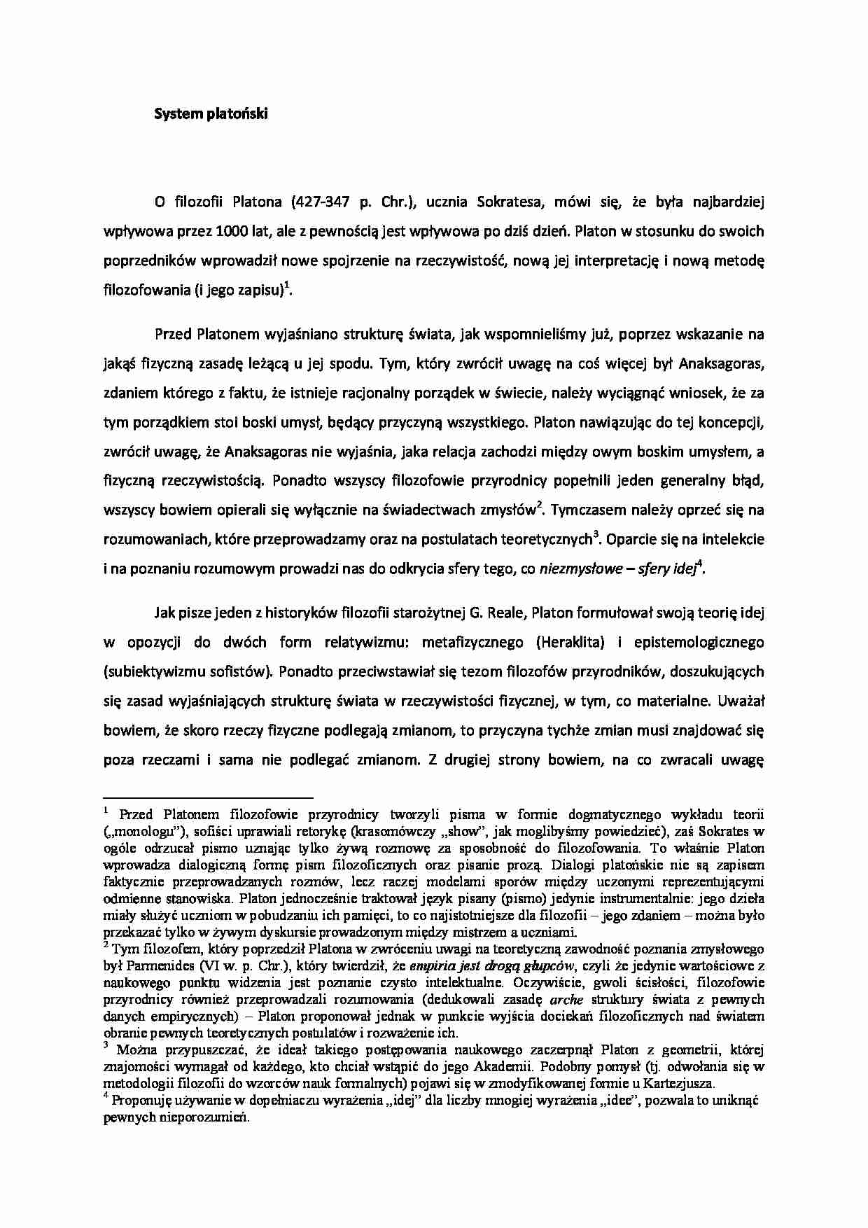 System platoński - strona 1