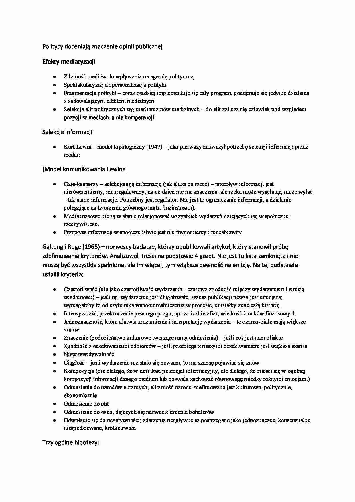 Efekty mediatyzacji - strona 1