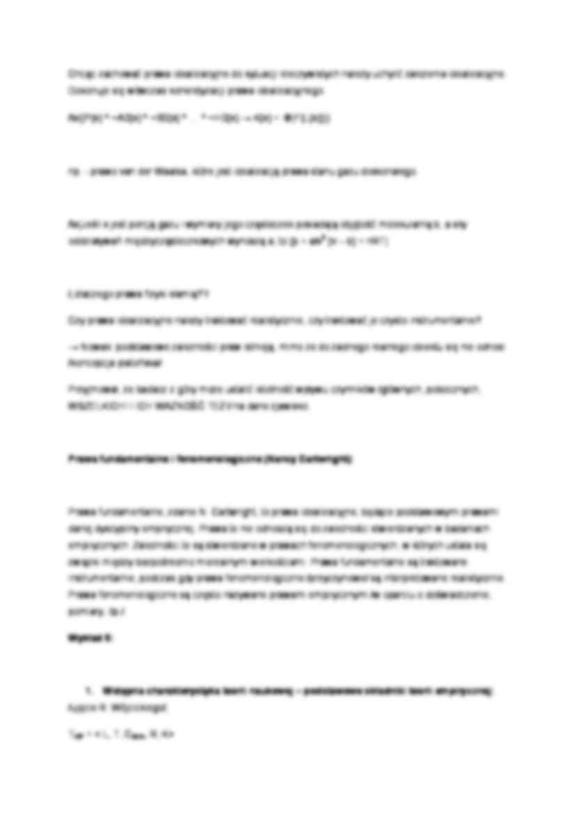 Prawa funkcjonalne, undamentalne i fenomenologiczne  - strona 3