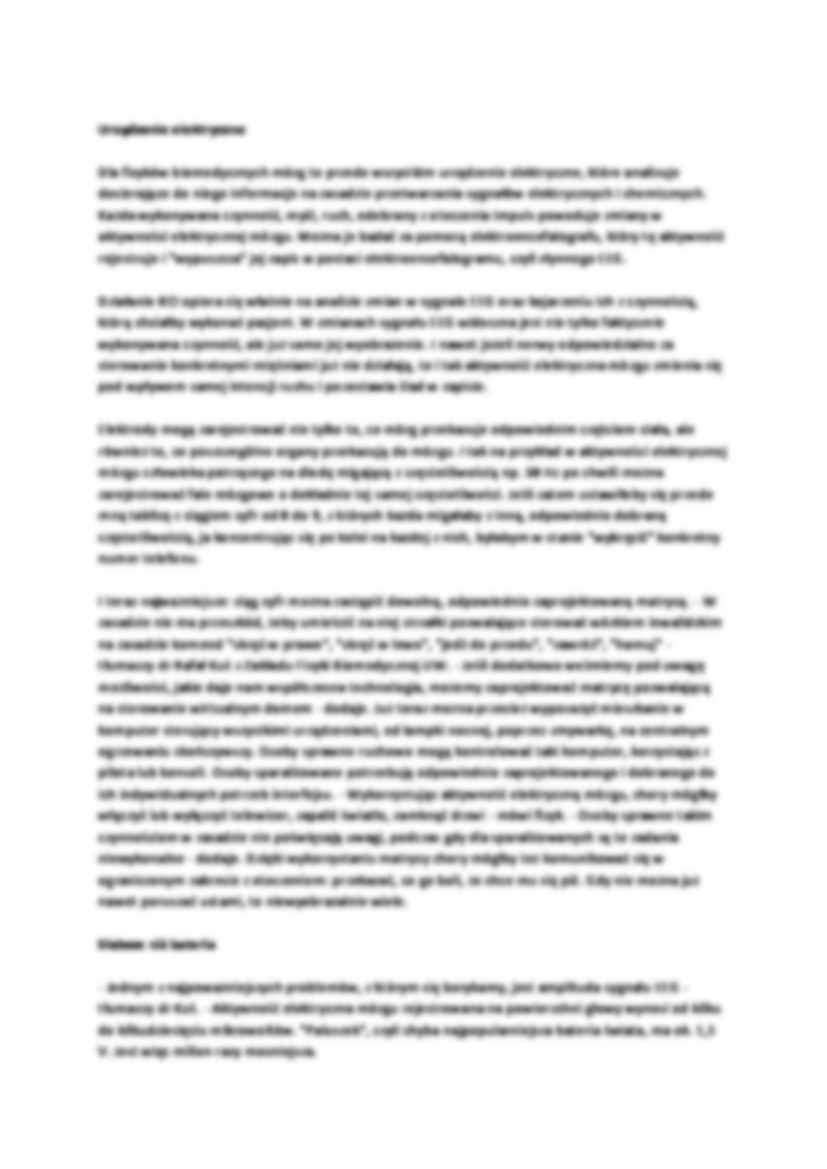 Kiedy zostaje tylko mózg - strona 2