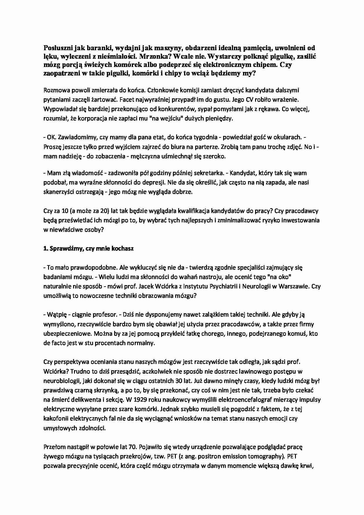 Popraw sobie mózg - strona 1