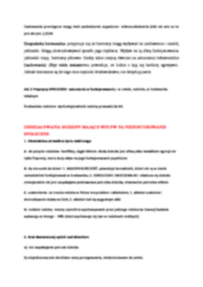 Etiologia nieprzystosowania społecznego. - strona 2
