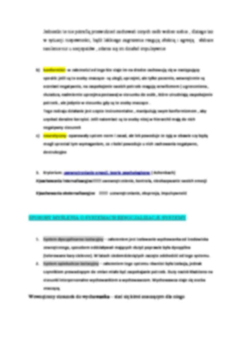 Sposoby funkcjonowania społecznego związanego z nieprzystosowaniem społecznym. - strona 3