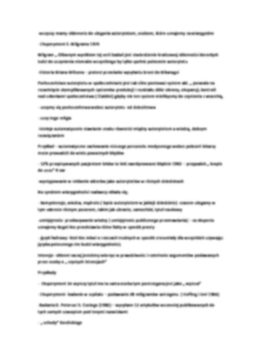 Obrona i czynniki wzbudzające sympatię do innych ludzi - strona 3