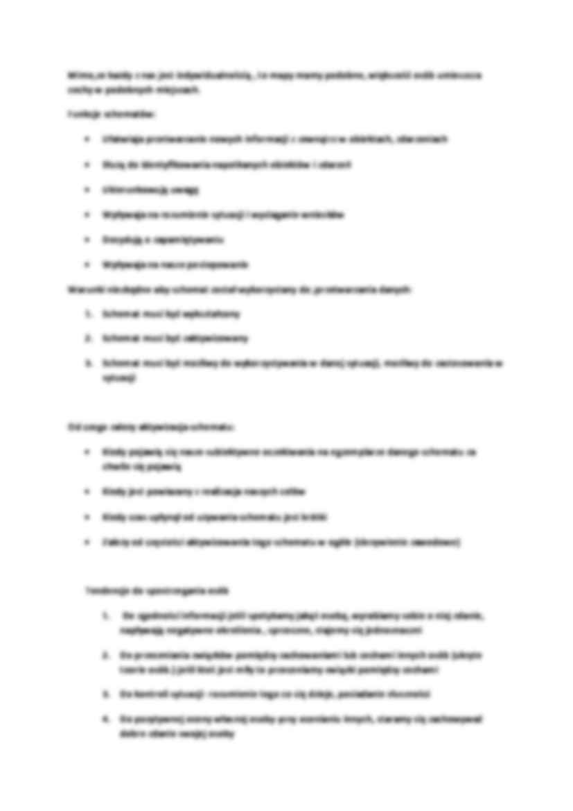 Spostrzeganie i ocena - strona 2