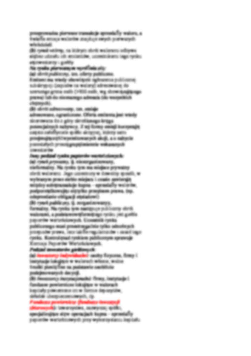 Papiery wartościowe - klasyfikacja - strona 3