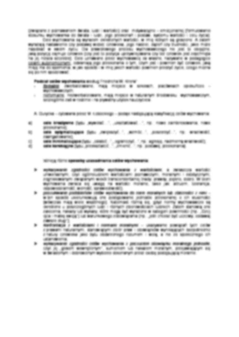 Koncepcje wychowania i jej cechy - strona 2