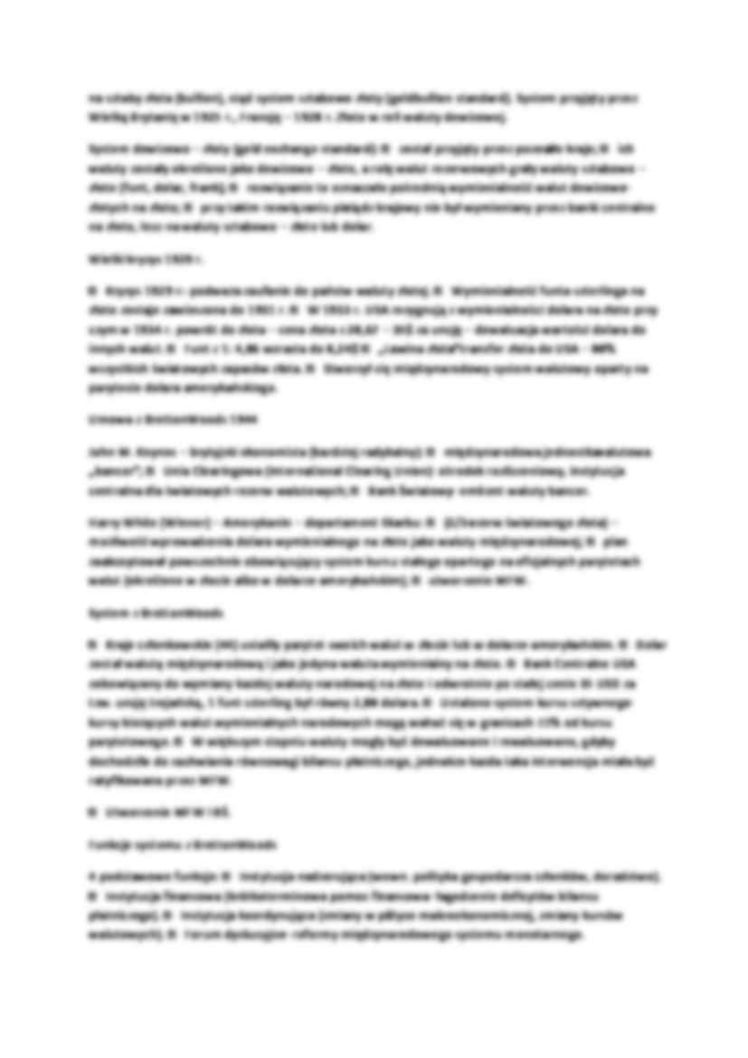 EWOLUCJA MIĘDZYNARODOWYCH RYNKÓW FINANSOWYCH I SYSTEMU FINANSOWEGO - strona 3