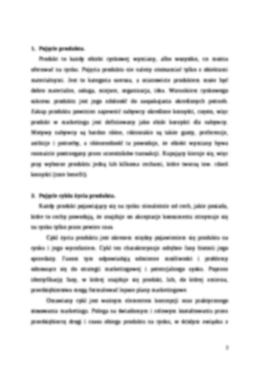 Cykl życia produktu a strategie marketingowe - strona 2