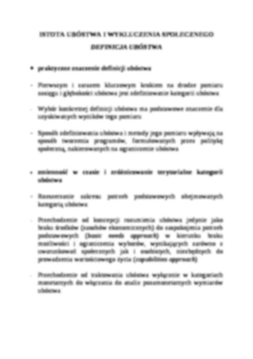 UBÓSTWO A WYKLUCZENIE SPOŁECZNE - strona 2