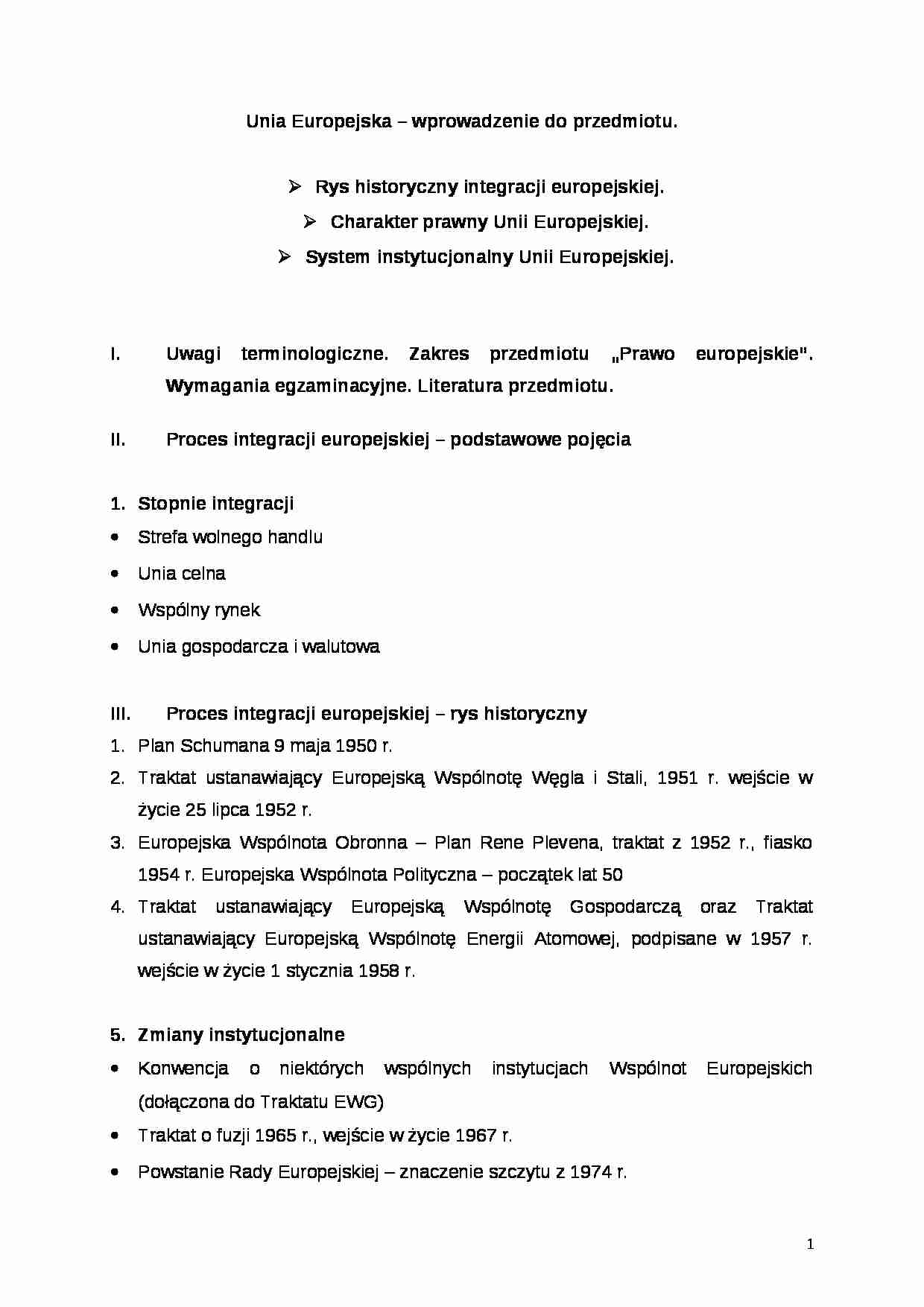 Wyklad wprowadzajacy prawo europejskie - strona 1