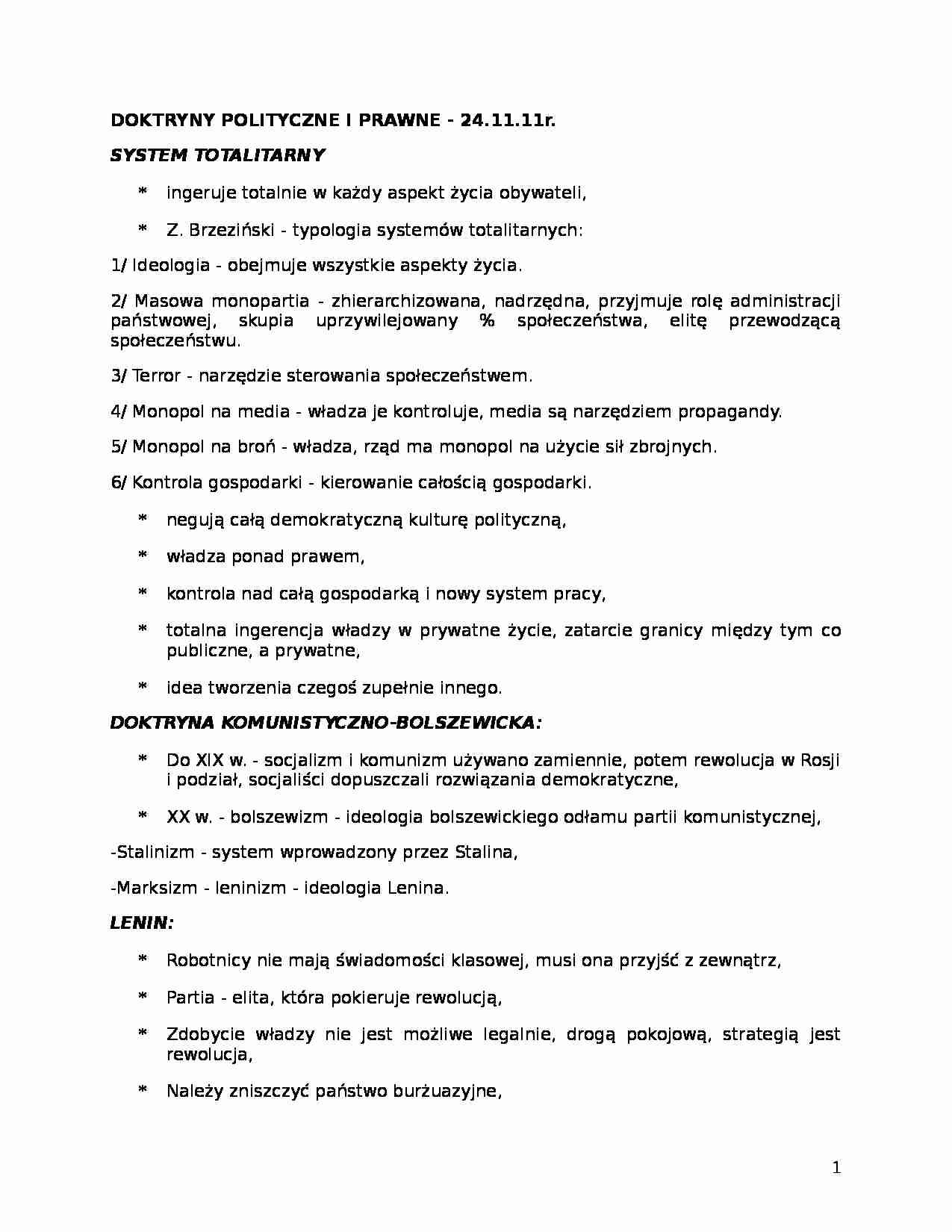 System totalitarny  - strona 1