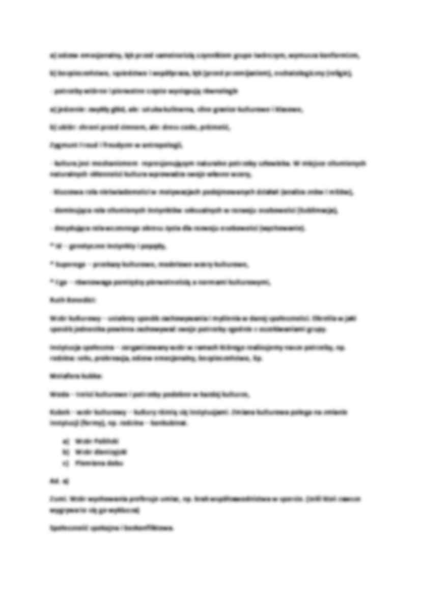 Antropologia społeczna europy 2 - strona 2